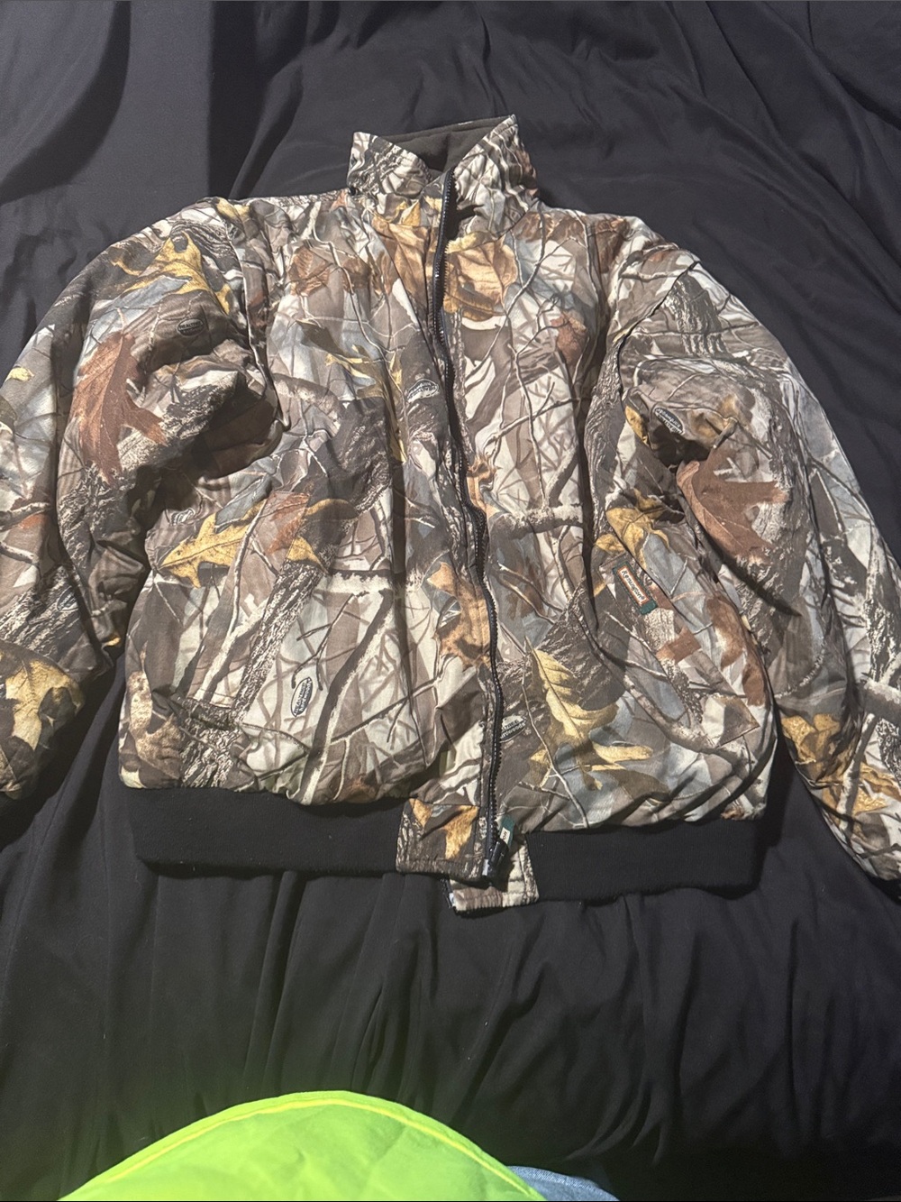 Remington Realtree Camo Puffer Jacket in Brown, Tan, Green